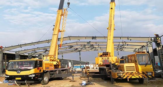 沈陽輕型鋼結構的施工服務